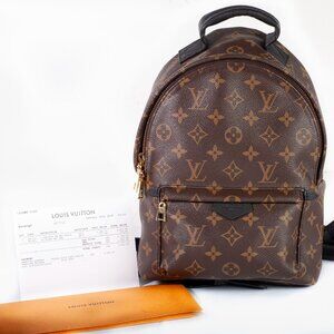 Authentic Louis Vuitton Monogram Palm Springs PM Backpack